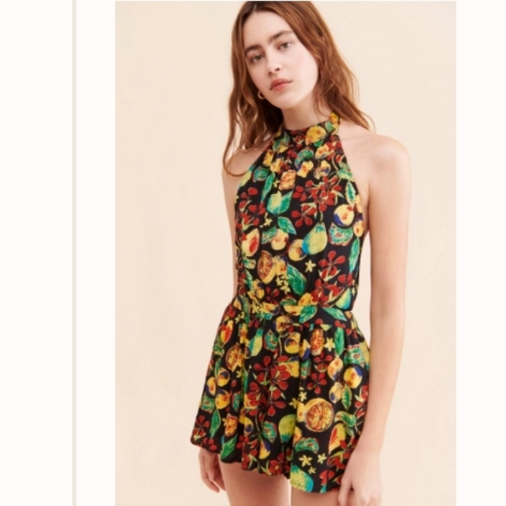 NWT Womens Free People Coral Tides Romper Size XS